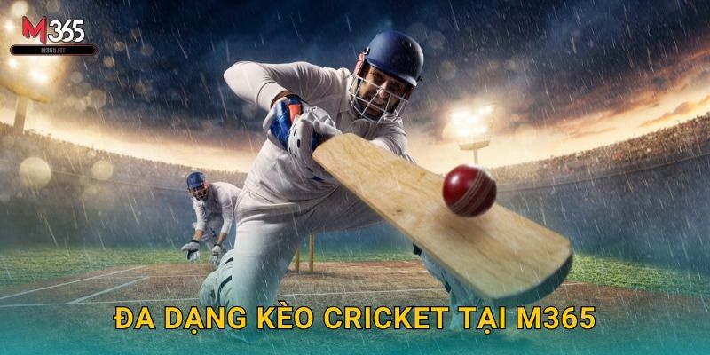 Cặp Đôi Trăm Điểm Cricket M365 IPL T20 2 Đa Dạng Kèo Cricket Tại M365